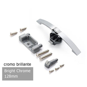 Planet Gates 3010 Bright Chrome 128mm Camper Car Push Lock With Handle RV Caravan Boat Motor Home Cabinet Drawer Latch Button Locks For Furniture Handle Hardware