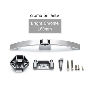 Planet Gates 3010 Bright Chrome 160mm Camper Car Push Lock With Handle RV Caravan Boat Motor Home Cabinet Drawer Latch Button Locks For Furniture Handle Hardware