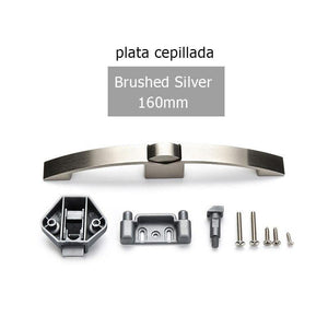 Planet Gates 3010 Brushed Silver 160mm Camper Car Push Lock With Handle RV Caravan Boat Motor Home Cabinet Drawer Latch Button Locks For Furniture Handle Hardware