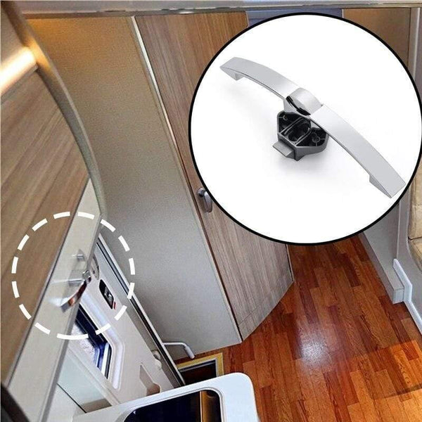 Planet Gates 3010 Camper Car Push Lock With Handle RV Caravan Boat Motor Home Cabinet Drawer Latch Button Locks For Furniture Handle Hardware