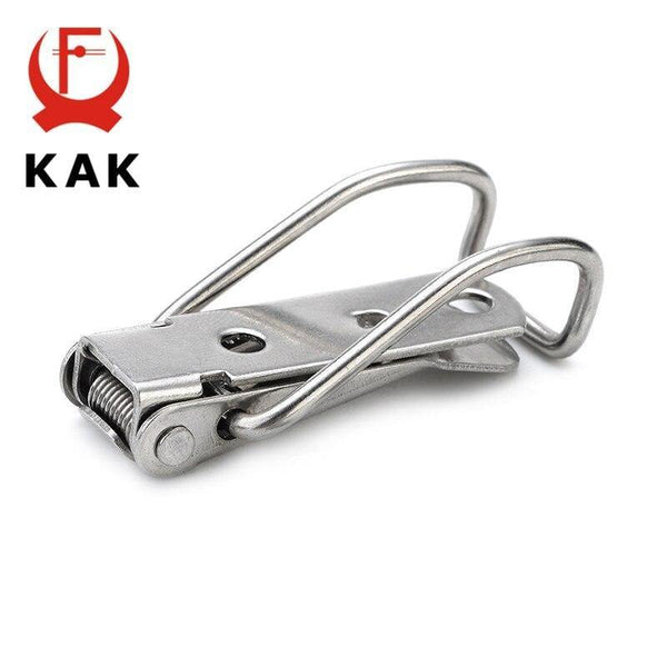 Planet Gates 3010 Mild Steel Cabinet Boxes Hasp Lock 74*20 Spring Loaded Latch Catch Toggle Locks For Sliding Door Window Hardware