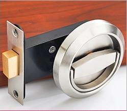 Planet Gates 3010 Single-Wire Drawing Stainless Steel 304 Recessed Invisible Cup Handle Privacy Hidden Door Locks Cabinet Pulls Handle Fire Proof Disk Ring Lock