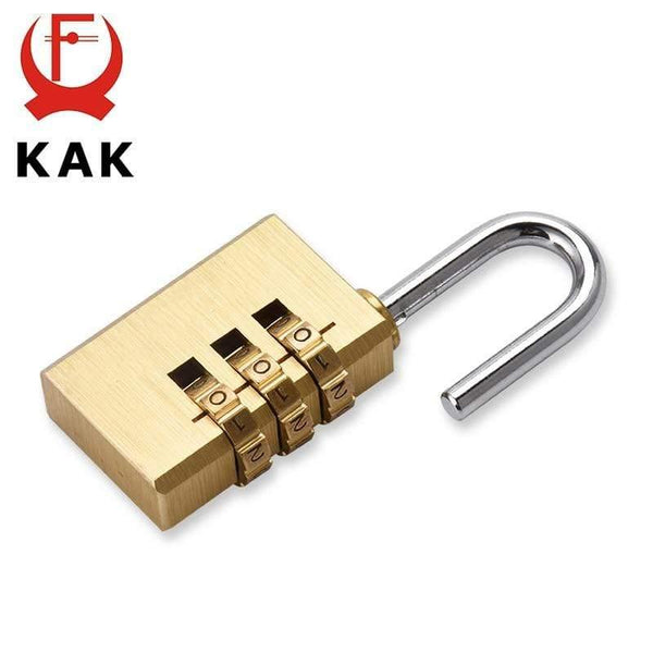 Planet Gates 3010 Solid Brass Copper Security Padlock Password Combination Code Lock For Gym Digital Locker Suitcase Drawer Lock Hardware