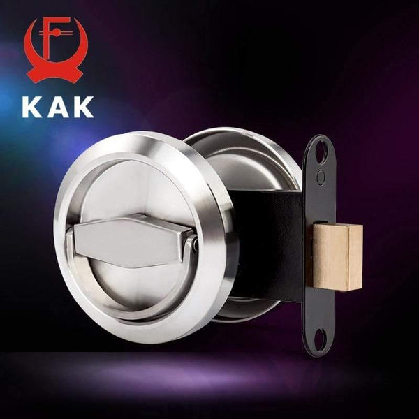 Planet Gates 3010 Stainless Steel 304 Recessed Invisible Cup Handle Privacy Hidden Door Locks Cabinet Pulls Handle Fire Proof Disk Ring Lock