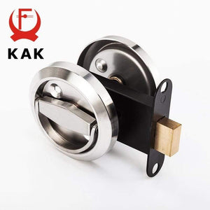 Planet Gates 3010 Stainless Steel 304 Recessed Invisible Cup Handle Privacy Hidden Door Locks Cabinet Pulls Handle Fire Proof Disk Ring Lock