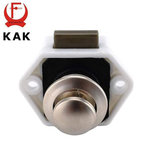 Planet Gates 3010 White Camper Car Push Lock Diameter 20mm RV Caravan Boat Motor Home Cabinet Drawer Latch Button Locks For Furniture Hardware