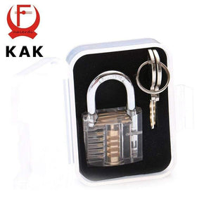 Planet Gates 3010 White With Box Transparent Locks Pick Visible Cutaway Mini Practice View Padlock Hasps Training Skill For Locksmith Furniture Hardware
