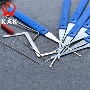 Planet Gates 301003 Practice Padlock With Keys Transparent Visible Lock Pick Broken Key Removing Hook Kit Extractor Set Locksmith Wrench Tool