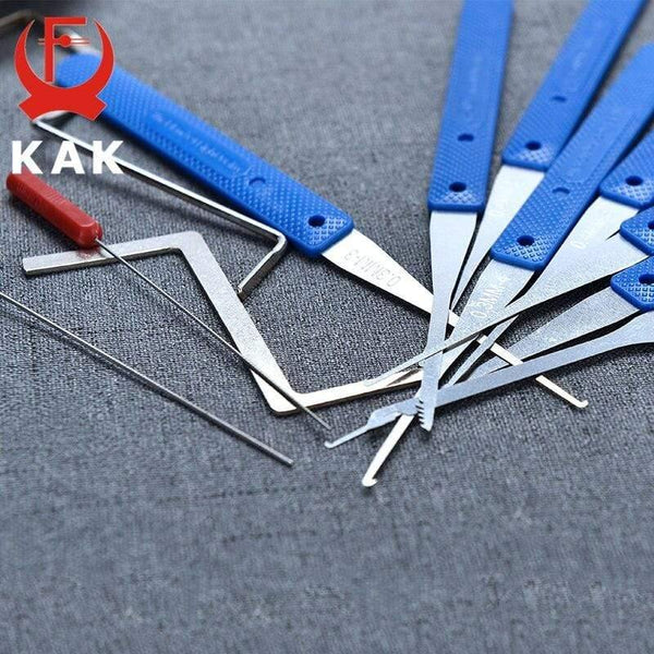 Planet Gates 301003 Practice Padlock With Keys Transparent Visible Lock Pick Broken Key Removing Hook Kit Extractor Set Locksmith Wrench Tool