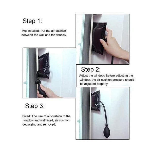 Planet Gates 301003 Pump Wedge 6.5 Inch Locksmith Hand Tools Pick Set Open Car Door Auto Air Wedge Airbag Window Repair Supplies Hardware