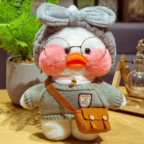 Planet Gates 30CM / 1 30CM Cartoon LaLafanfan Duck Plush Toy Stuffed Soft Kawaii Cute Animal Dolls Korean Acid Yellow Ducks Kids Girls Birthday Gifts