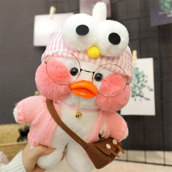 Planet Gates 30cm / 10 30cm Cute Plushie Lalafanfan Yellow Duck Stuffed Animals Soft Plush Toys for Girls Kids Kawaii Doll Birthday Christmas Gift