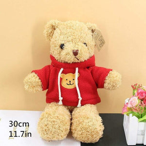 Lovely Soft Teddy Bear Plush Toy Stuffed Animals Accompany Toy Playmate Doll PP Cotton Kitds Toys Christmas Birthday Gifts