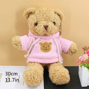 Lovely Soft Teddy Bear Plush Toy Stuffed Animals Accompany Toy Playmate Doll PP Cotton Kitds Toys Christmas Birthday Gifts