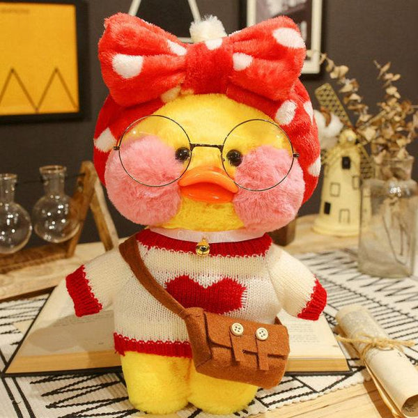 Planet Gates 30cm / 11 30cm Cute LaLafanfan Cafe Yellow Duck Plush Toy Creative Duck Stuffed Doll Soft Animal Dolls Baby Toys Birthday Gift for Girl
