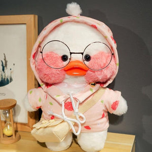 Planet Gates 30cm / 11 30cm Korean Cartoon Cute LaLafanfan Cafe Duck Plush Toy Stuffed Soft Kawaii Duck Doll Animal Pillow Birthday Gift for Children
