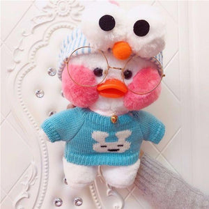 Planet Gates 30cm / 11 30CM Pink LaLafanfan Kawaii Cafe Mimi Yellow Duck Plush Toy Cute Stuffed Doll Soft Animal Dolls Kids Toys Birthday Gift for girl