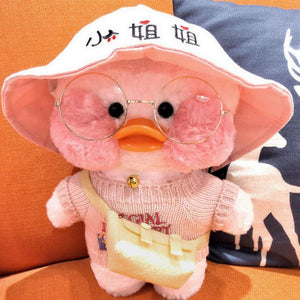 Planet Gates 30CM / 14 30CM Pink LaLafanfan Kawaii Cafe Mimi Yellow Duck Plush Toy Cute Stuffed Doll Soft Animal Dolls Kids Toys Birthday Gift for girl