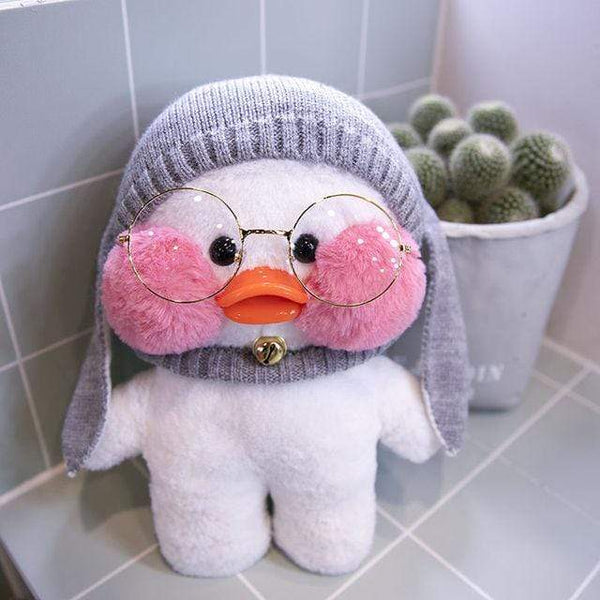 Planet Gates 30cm / 15 30CM Pink LaLafanfan Kawaii Cafe Mimi Yellow Duck Plush Toy Cute Stuffed Doll Soft Animal Dolls Kids Toys Birthday Gift for girl