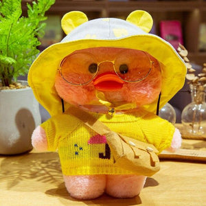 Planet Gates 30CM / 16 30CM Cartoon LaLafanfan Duck Plush Toy Stuffed Soft Kawaii Cute Animal Dolls Korean Acid Yellow Ducks Kids Girls Birthday Gifts