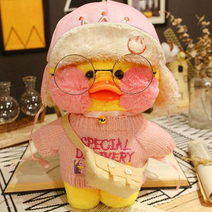Planet Gates 30cm / 16 30cm Cute LaLafanfan Cafe Yellow Duck Plush Toy Creative Duck Stuffed Doll Soft Animal Dolls Baby Toys Birthday Gift for Girl