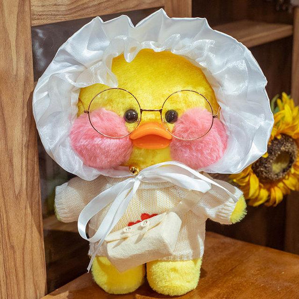 Planet Gates 30cm / 16 30cm Cute Plushie Lalafanfan Yellow Duck Stuffed Animals Soft Plush Toys for Girls Kids Kawaii Doll Birthday Christmas Gift