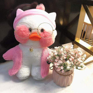 Planet Gates 30cm / 16 30CM Pink LaLafanfan Kawaii Cafe Mimi Yellow Duck Plush Toy Cute Stuffed Doll Soft Animal Dolls Kids Toys Birthday Gift for girl