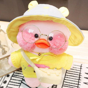 Planet Gates 30CM / 16 30CM Pink LaLafanfan Kawaii Cafe Mimi Yellow Duck Plush Toy Cute Stuffed Doll Soft Animal Dolls Kids Toys Birthday Gift for girl