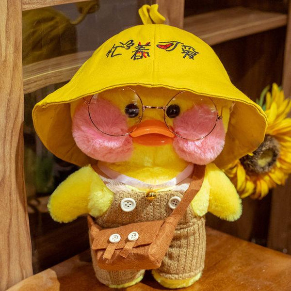 Planet Gates 30cm / 17 30cm Cute Plushie Lalafanfan Yellow Duck Stuffed Animals Soft Plush Toys for Girls Kids Kawaii Doll Birthday Christmas Gift