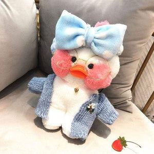 Planet Gates 30cm / 17 30CM Pink LaLafanfan Kawaii Cafe Mimi Yellow Duck Plush Toy Cute Stuffed Doll Soft Animal Dolls Kids Toys Birthday Gift for girl