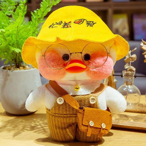 Planet Gates 30CM / 19 30CM Cartoon LaLafanfan Duck Plush Toy Stuffed Soft Kawaii Cute Animal Dolls Korean Acid Yellow Ducks Kids Girls Birthday Gifts
