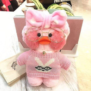 Planet Gates 30cm / 19 30CM Pink LaLafanfan Kawaii Cafe Mimi Yellow Duck Plush Toy Cute Stuffed Doll Soft Animal Dolls Kids Toys Birthday Gift for girl