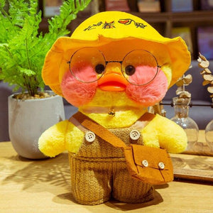 Planet Gates 30CM / 20 30CM Cartoon LaLafanfan Duck Plush Toy Stuffed Soft Kawaii Cute Animal Dolls Korean Acid Yellow Ducks Kids Girls Birthday Gifts