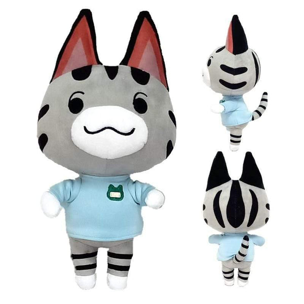 20cm 28cm Animal Crossing Plush Toy Cartoon Raymond Free Give Away 1pcs Amiibo Card Jingjiang Doll KK Isabelle Plush Toys