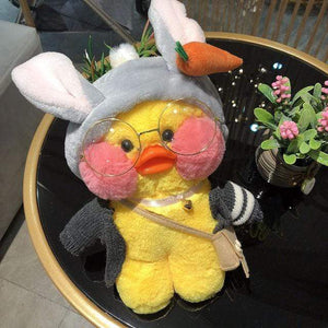 Planet Gates 30cm / 24 30CM Pink LaLafanfan Kawaii Cafe Mimi Yellow Duck Plush Toy Cute Stuffed Doll Soft Animal Dolls Kids Toys Birthday Gift for girl