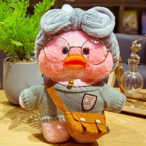 Planet Gates 30CM / 3 30CM Cartoon LaLafanfan Duck Plush Toy Stuffed Soft Kawaii Cute Animal Dolls Korean Acid Yellow Ducks Kids Girls Birthday Gifts