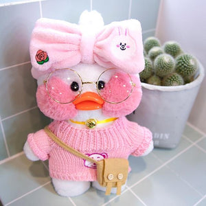 Planet Gates 30cm / 3 30CM Pink LaLafanfan Kawaii Cafe Mimi Yellow Duck Plush Toy Cute Stuffed Doll Soft Animal Dolls Kids Toys Birthday Gift for girl