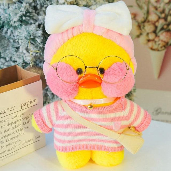 Planet Gates 30cm / 36 30cm Cute LaLafanfan Cafe Yellow Duck Plush Toy Creative Duck Stuffed Doll Soft Animal Dolls Baby Toys Birthday Gift for Girl