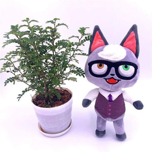 20cm 28cm Animal Crossing Plush Toy Cartoon Raymond Free Give Away 1pcs Amiibo Card Stitches Doll KK Isabelle Plush Toys