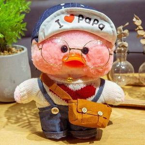 Planet Gates 30CM / 38 30CM Cartoon LaLafanfan Duck Plush Toy Stuffed Soft Kawaii Cute Animal Dolls Korean Acid Yellow Ducks Kids Girls Birthday Gifts