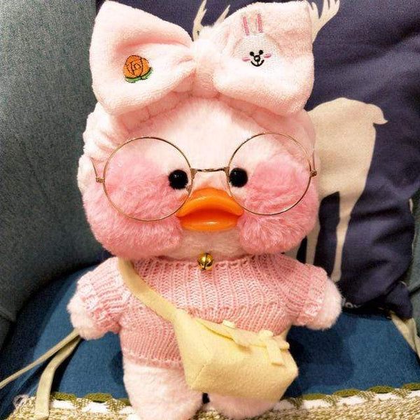Planet Gates 30CM / 4 30CM Pink LaLafanfan Kawaii Cafe Mimi Yellow Duck Plush Toy Cute Stuffed Doll Soft Animal Dolls Kids Toys Birthday Gift for girl