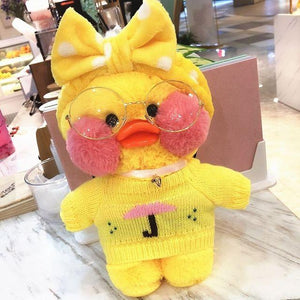 Planet Gates 30cm / 5 30CM Pink LaLafanfan Kawaii Cafe Mimi Yellow Duck Plush Toy Cute Stuffed Doll Soft Animal Dolls Kids Toys Birthday Gift for girl