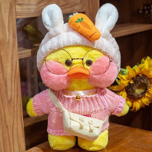 Planet Gates 30cm / 6 30cm Cartoon LaLafanfan Cafe Yellow Duck Plush Toy Stuffed Soft Kawaii Duck Doll Animal Pillow Girl Birthday Gift for Children