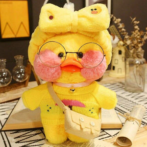 Planet Gates 30cm / 7 30cm Cute LaLafanfan Cafe Yellow Duck Plush Toy Creative Duck Stuffed Doll Soft Animal Dolls Baby Toys Birthday Gift for Girl