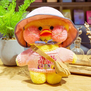 Planet Gates 30CM / 8 30CM Cartoon LaLafanfan Duck Plush Toy Stuffed Soft Kawaii Cute Animal Dolls Korean Acid Yellow Ducks Kids Girls Birthday Gifts
