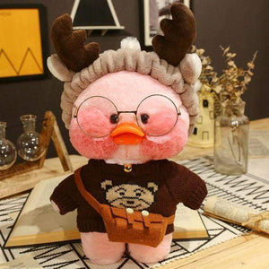 Planet Gates 30CM / 8 30CM Pink LaLafanfan Kawaii Cafe Mimi Yellow Duck Plush Toy Cute Stuffed Doll Soft Animal Dolls Kids Toys Birthday Gift for girl