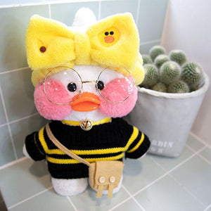 Planet Gates 30cm / 9 30CM Pink LaLafanfan Kawaii Cafe Mimi Yellow Duck Plush Toy Cute Stuffed Doll Soft Animal Dolls Kids Toys Birthday Gift for girl