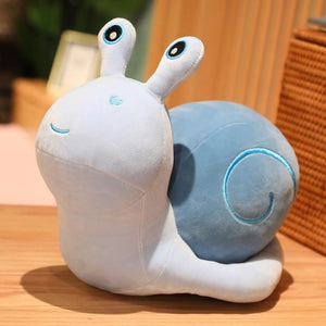 Planet Gates 30cm / Blue 20-60cm Cartoon Snails Plush Toys Lovely Animal Pillow Stuffed Soft Kawaii Snail Dolls Sofa Cushion Cute Birthday Gift for Girls