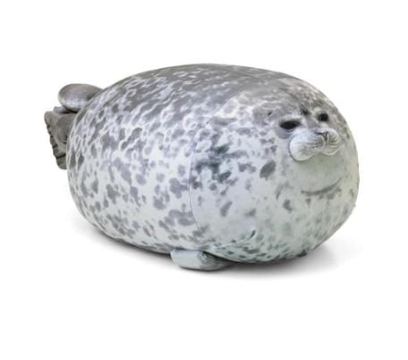 Planet Gates 30cm / Blue / Russian Federation Kawaii Seal Plush Toys Imitation Sea Animal Throw Pillows Soft Plushies Dolls Room and Bed Decorations for Kids Birthday Gifts