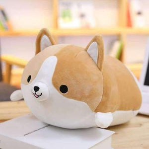 Planet Gates 30CM / Brown 30/45/60cm Cute Corgi Dog Plush Toy Stuffed Soft Animal Cartoon Pillow Lovely Christmas Gift for Kids Kawaii Valentine Present